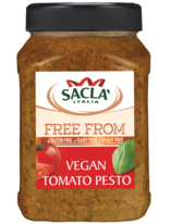 Pesto rajčatové s tofu VEGAN Free From Sacla 950g